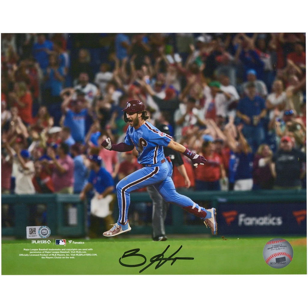 Bryce Harper Signed 8 x 10 Photograph | Running Bases After Grand Slam