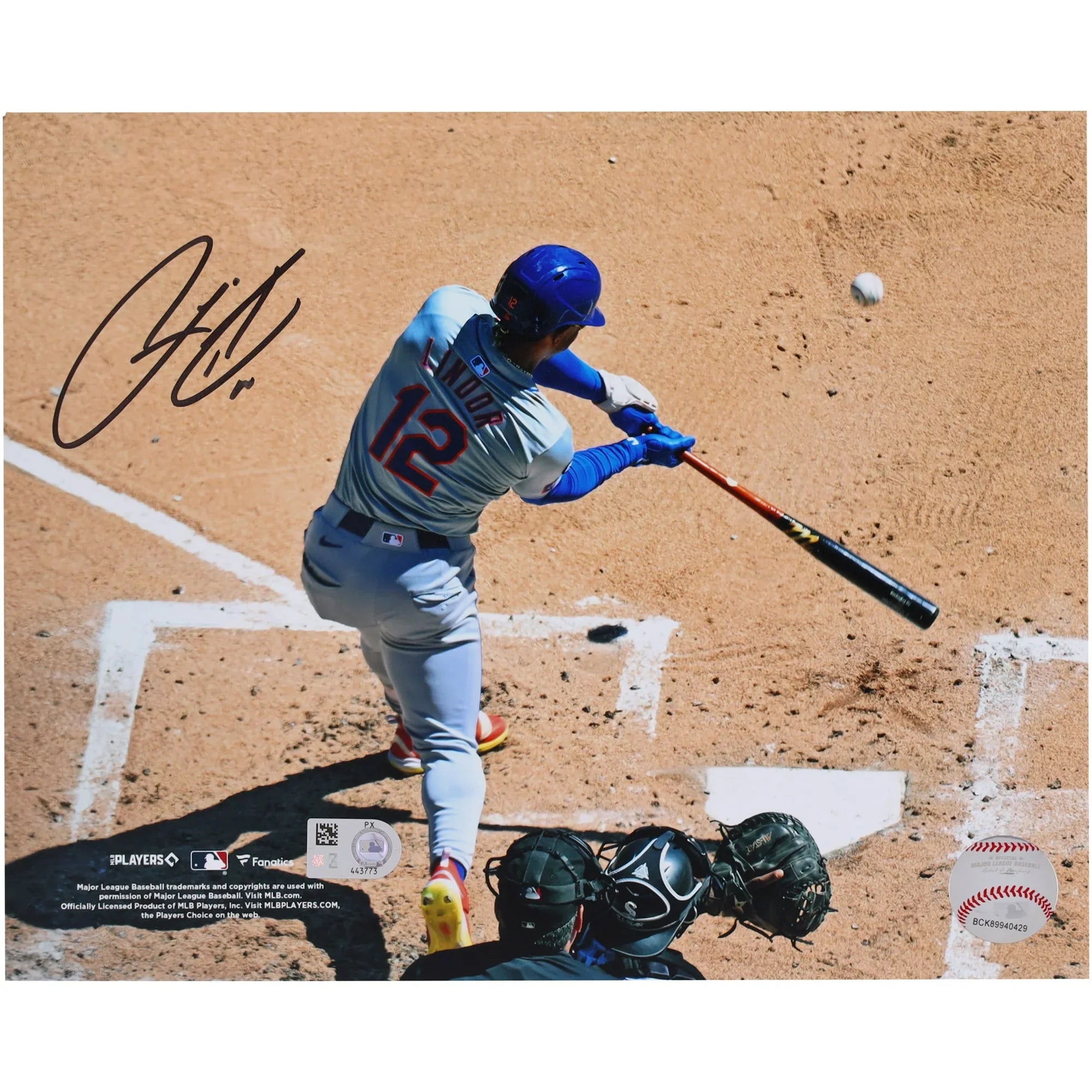 Francisco Lindor Signed 8 x 10 Photograph | New York Mets