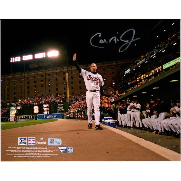Cal Ripken Jr. Baltimore Orioles Fanatics Authentic Autographed 8" x 10" Final Game Ovation Photograph