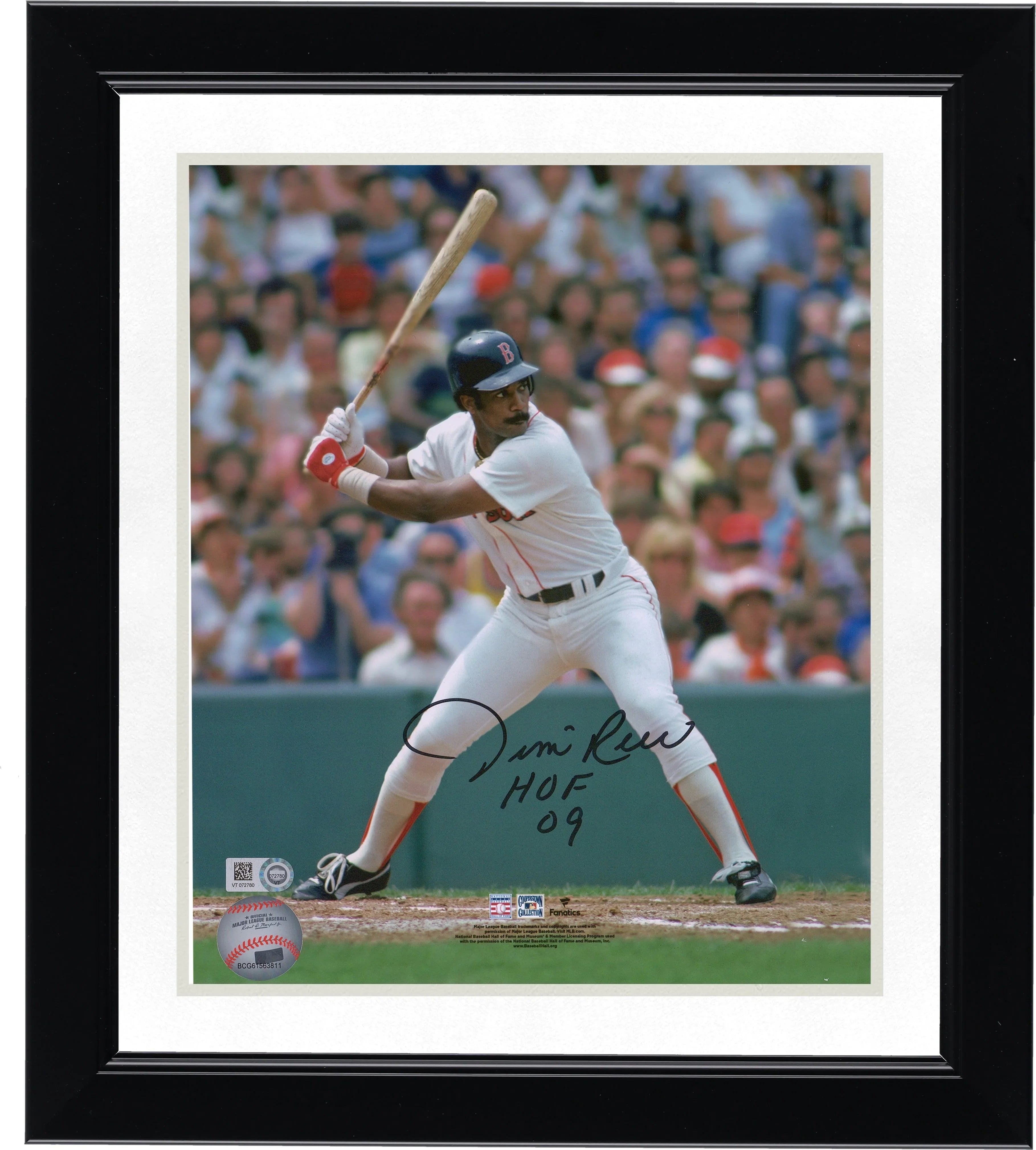 Jim Rice Signed 8 x 10 Photo | Boston Red Sox HOF 09