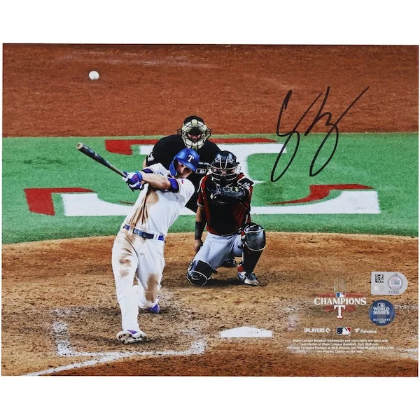 Corey Seager Signed 8 x 10 Photograph | 2023 World Series Champions