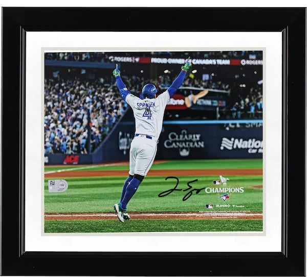 George Springer Signed 8 x 10 Photograph | 2025 ALCS Game 7 Game-Winning Home Run