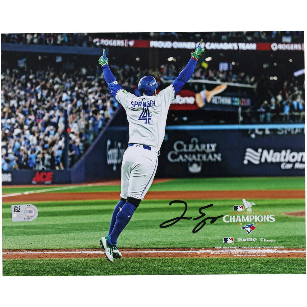 George Springer Signed 8 x 10 Photograph | 2025 ALCS Game 7 Game-Winning Home Run