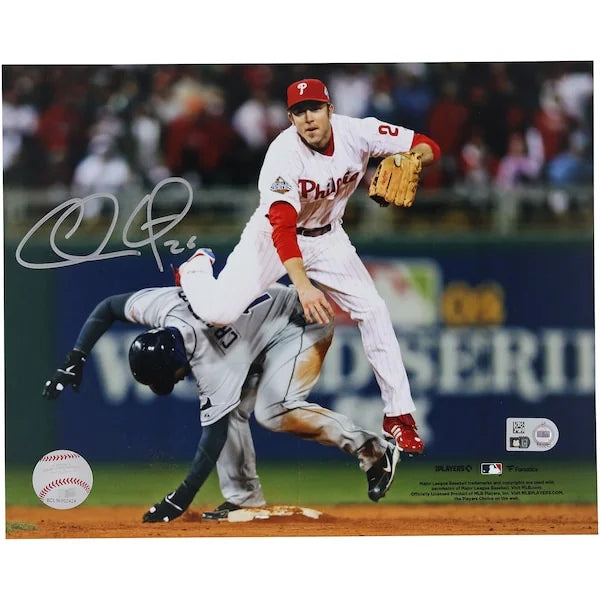 Chase Utley Signed 8 x 10 Photograph | Philadelphia Phillies