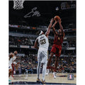 Evan Mobley Signed 8 x 10 Photograph | Fadeaway vs. Pacers