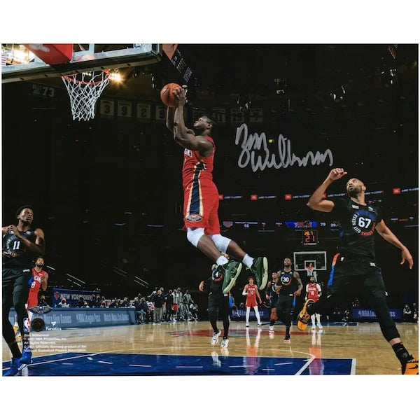 Zion Williamson Signed 8 x 10 Photograph | Pelicans vs. Knicks