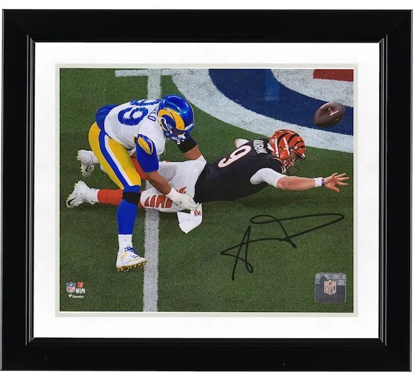 Aaron Donald Signed 8 x 10 Super Bowl LVI Champions Photograph | Rams