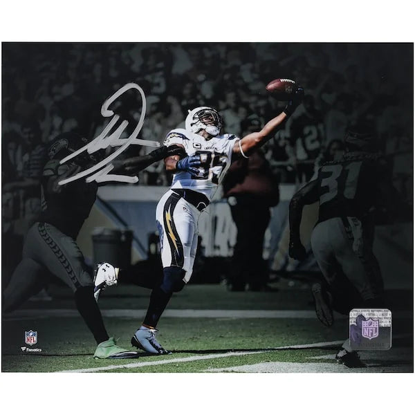 Antonio Gates Signed 8 x 10 One Handed Catch Photo | Chargers