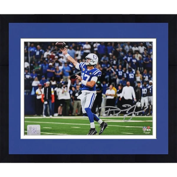 Daniel Jones Signed 8 x 10 Photo | Indianapolis Colts
