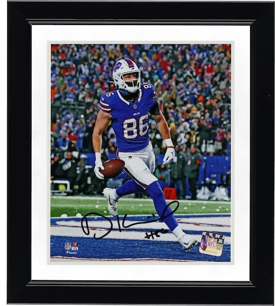 Dalton Kincaid Signed 8 x 20 Photo | Buffalo Bills Touchdown