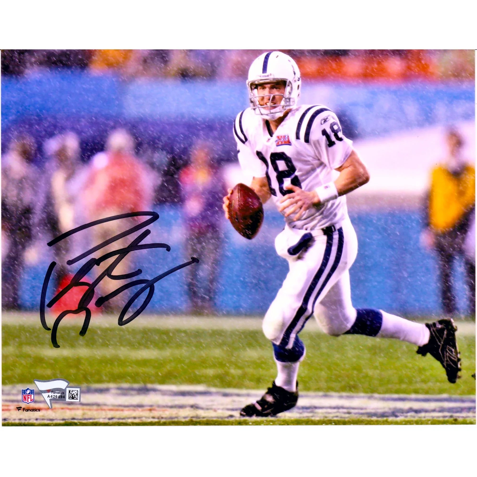 Peyton Manning Signed 8 x 10 Photo | Super Bowl XLI Colts