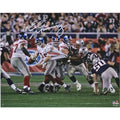 Eli Manning Signed 8 x 10 Super Bowl XLII Escape Photo | Giants