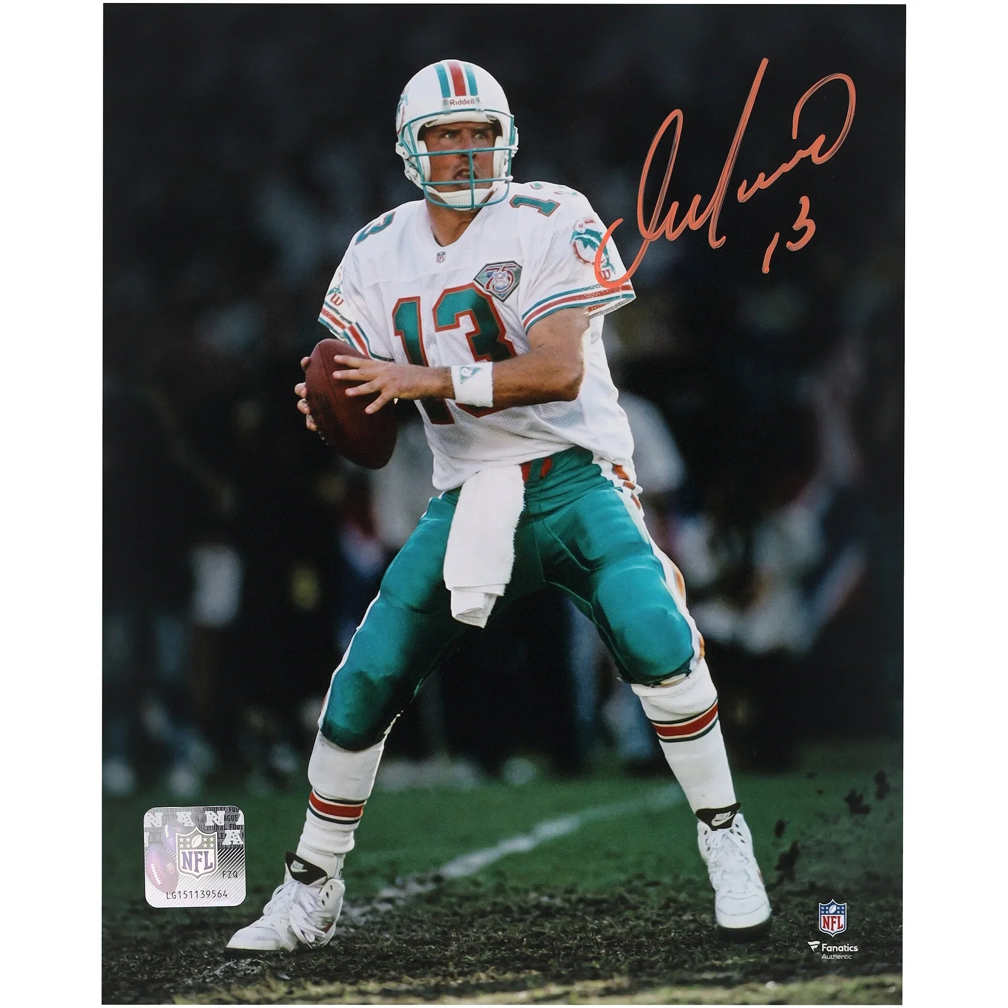 Dan Marino Signed 8 x 10 Dolphins Photo | Authenticated