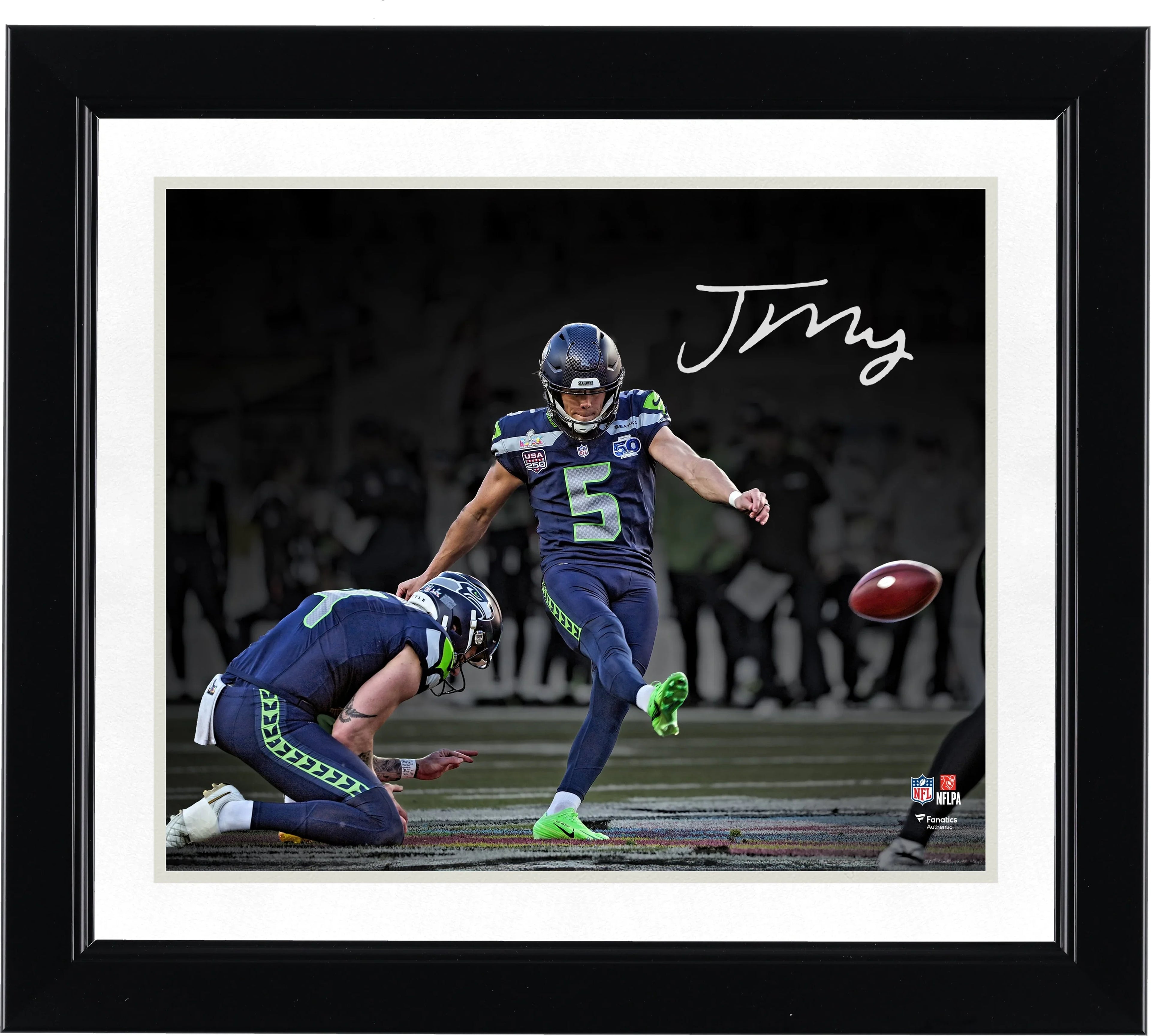 Jason Myers Signed 8 x 10 Photo | Super Bowl LX Seahawks