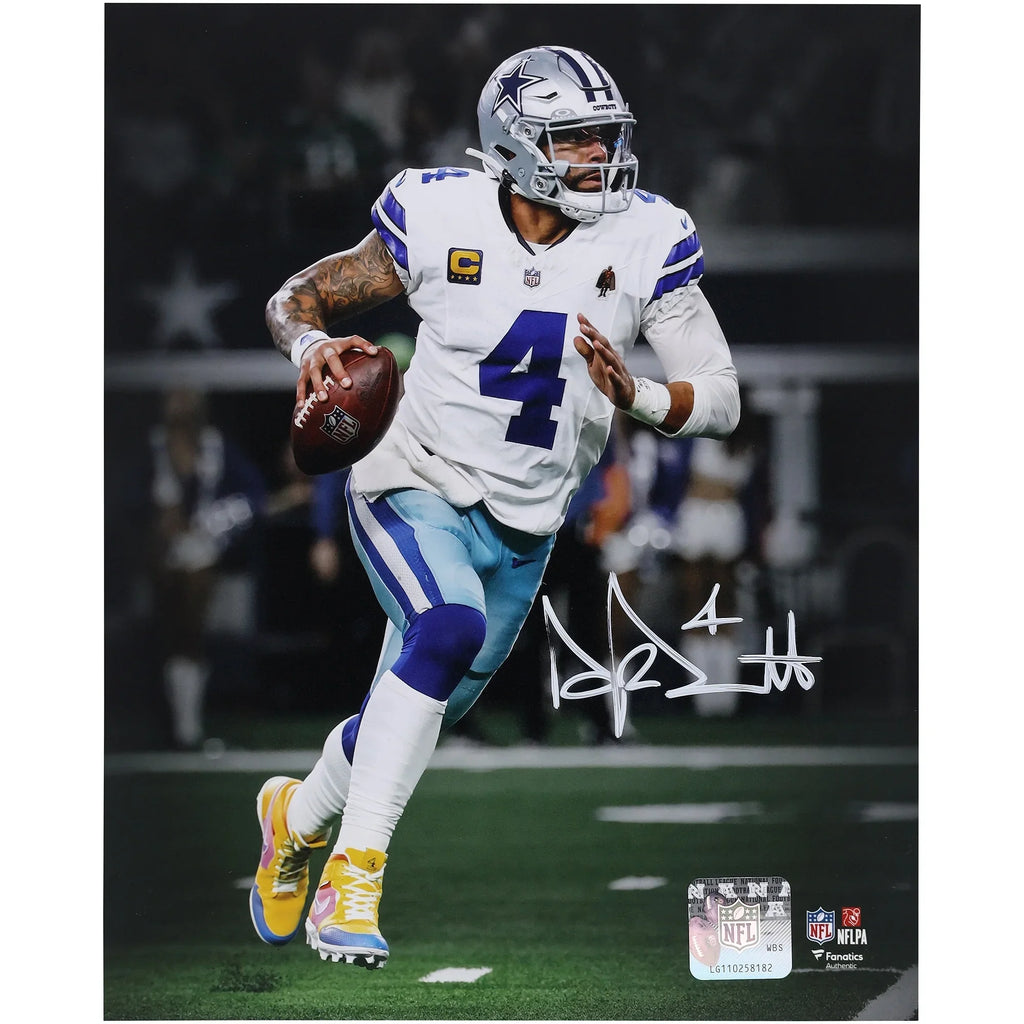 Dak Prescott Signed 8 x 10 Photograph | Dallas Cowboys