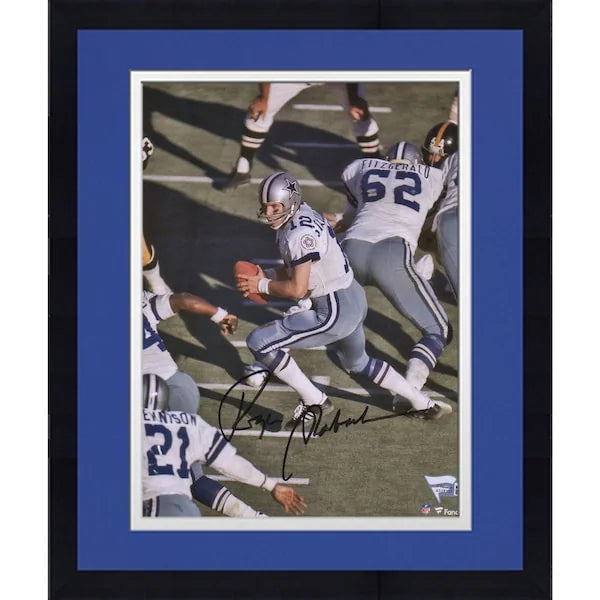 Roger Staubach Signed 8 x 10 Photograph | Cowboys vs Steelers