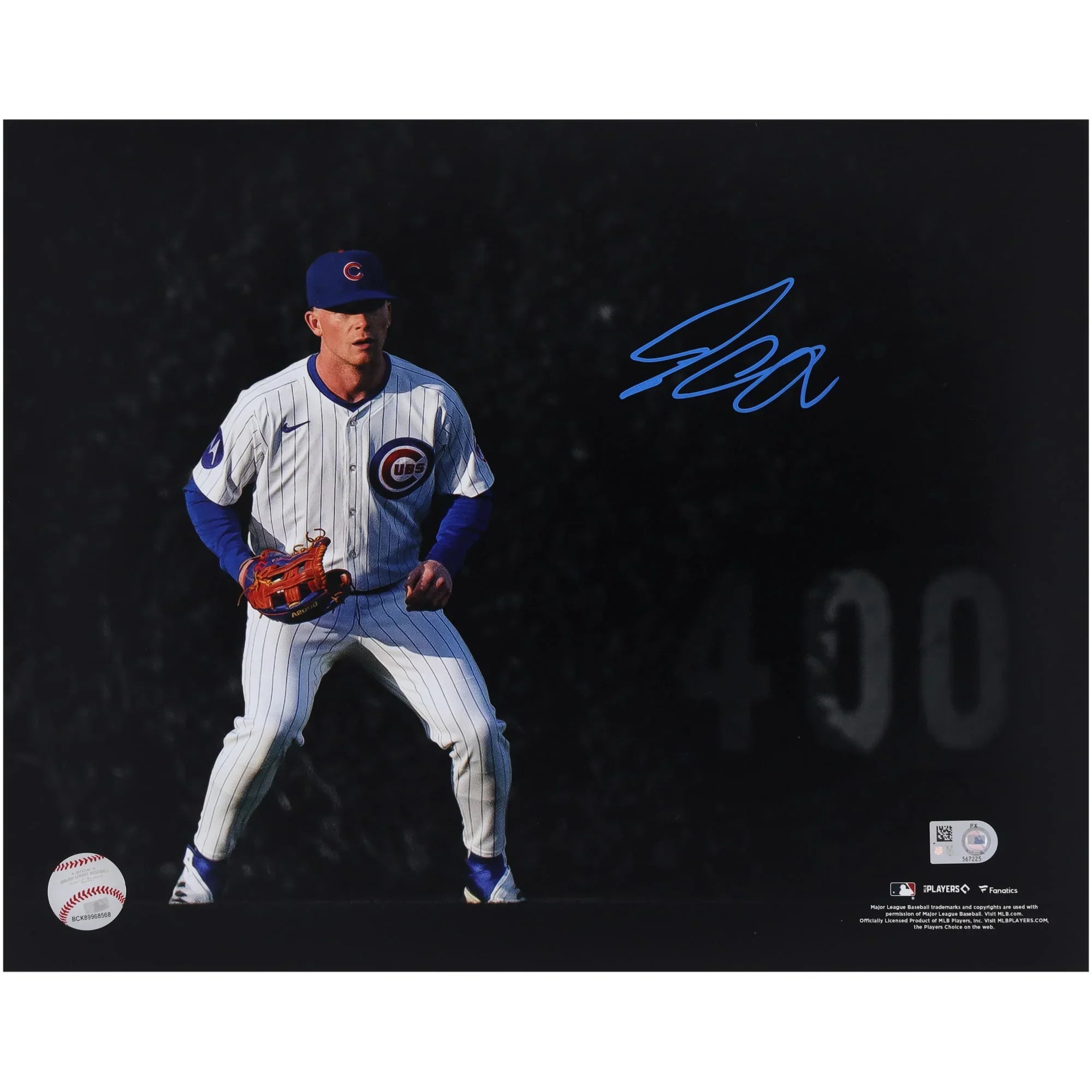 Pete Crow-Armstrong Signed 11 x 14 Spotlight Photo | Chicago Cubs