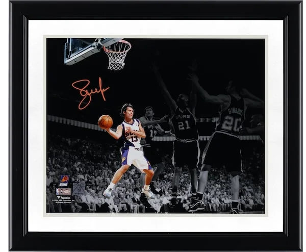 Steve Nash Signed 11 x 14 Photo | Phoenix Suns vs Spurs