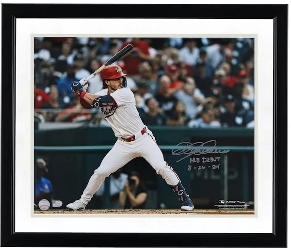 Dylan Crews Signed 16 x 20 MLB Debut Photo | Nationals