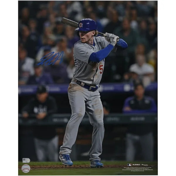 Pete Crow-Armstrong Signed 16 x 20 Photo | MLB Debut