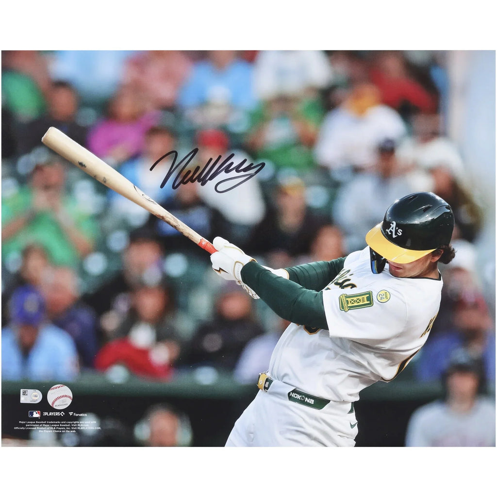 Nick Kurtz Signed 16 x 20 Photo | Athletics MLB Debut