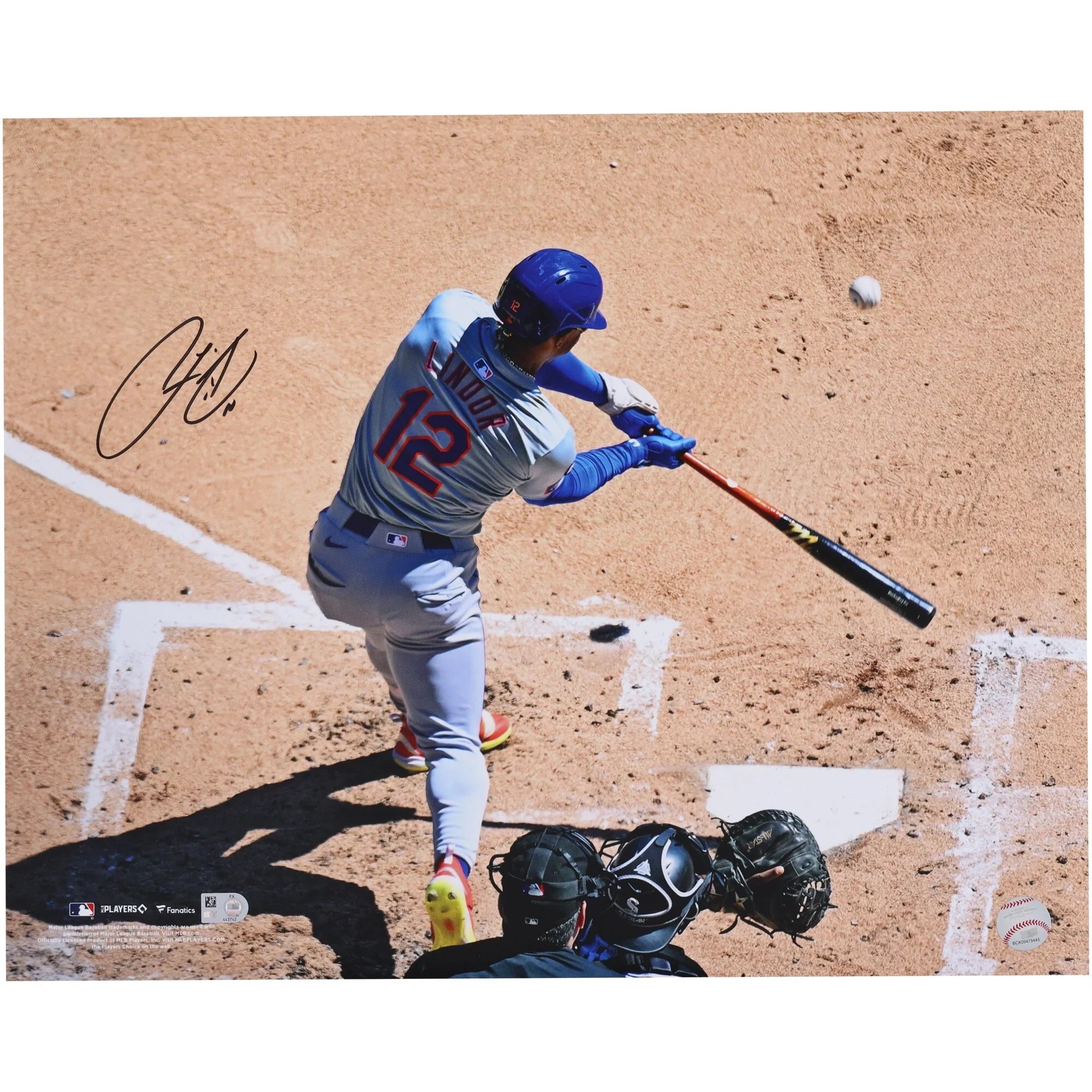 Francisco Lindor Signed 16 x 20 Photograph | Mets Home Run