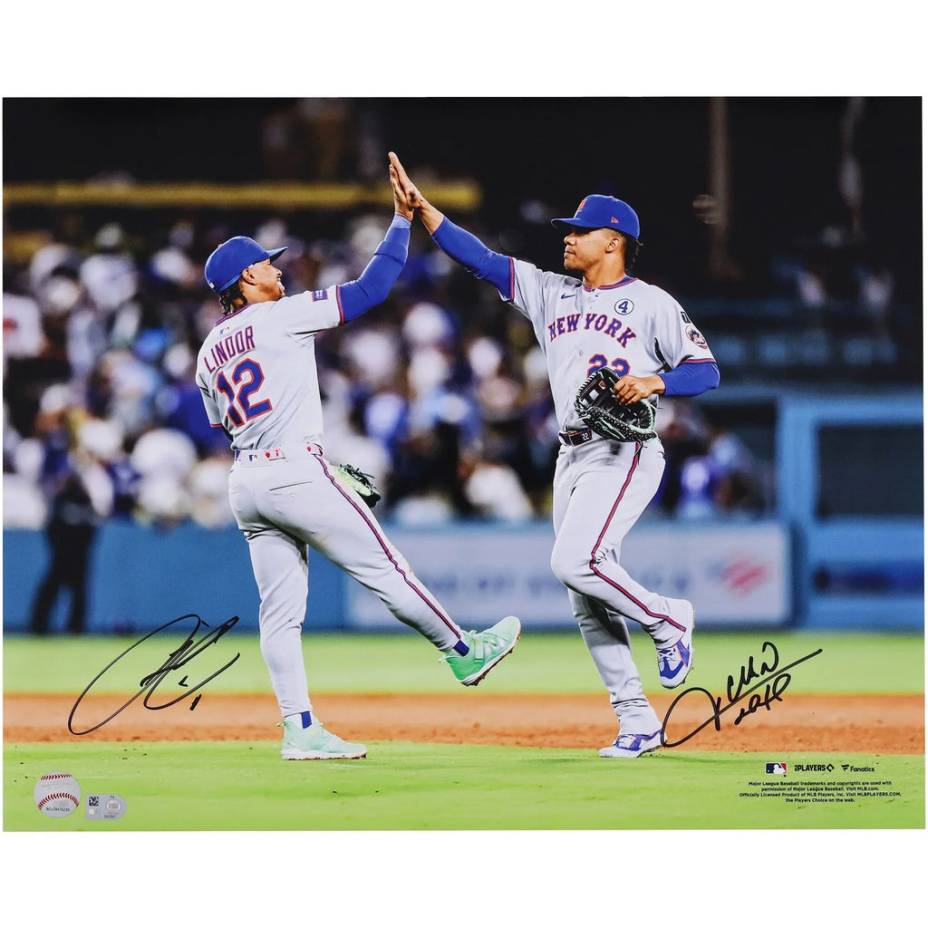 Francisco Lindor & Juan Soto Signed Mets 16 x 20 Photo | Authenticated