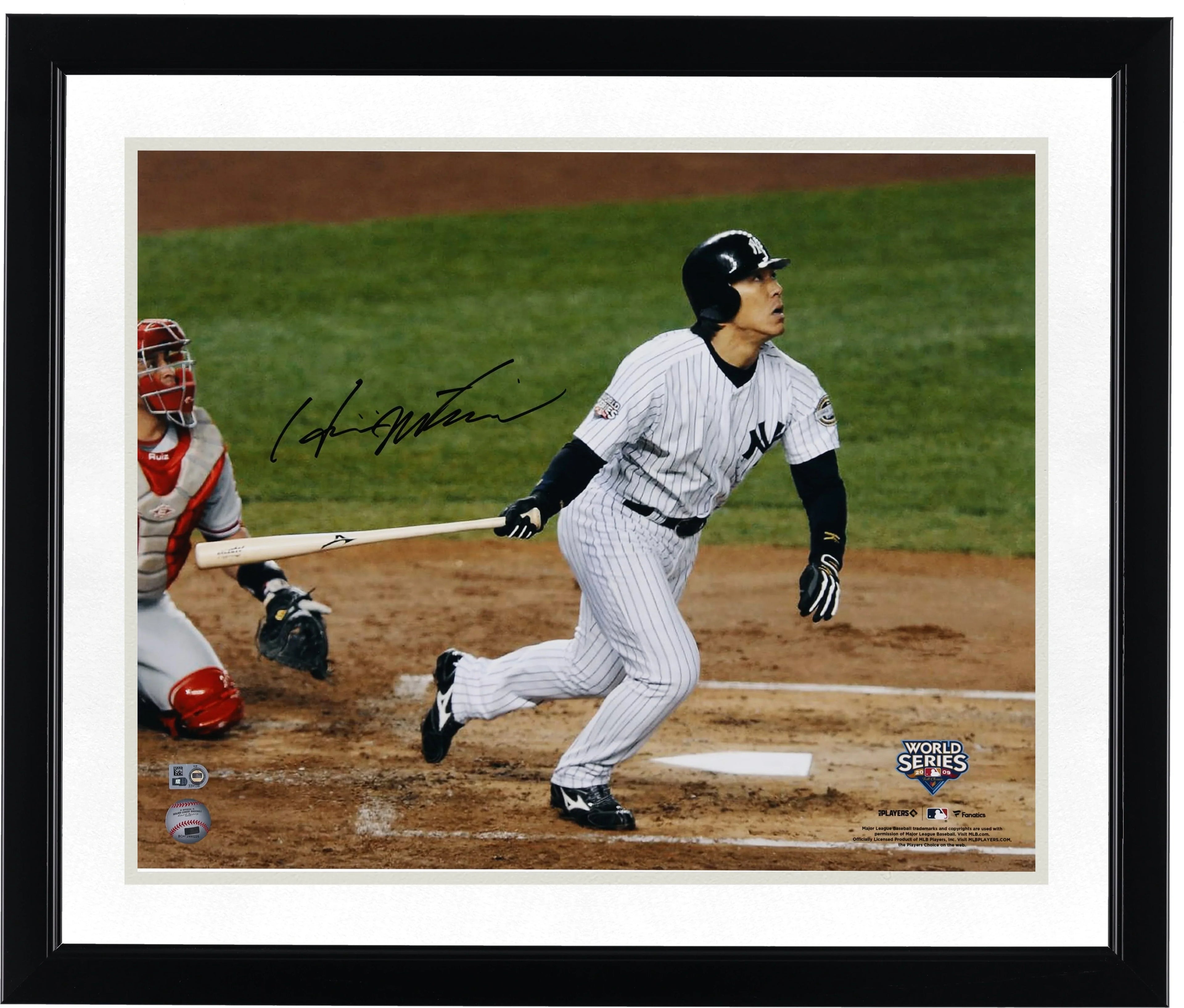 Hideki Matsui Signed 16 x 20 Photo | 2009 World Series MVP