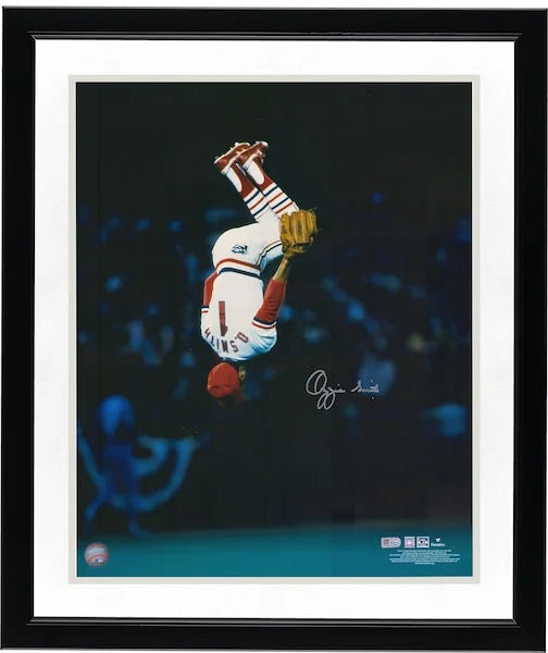 Ozzie Smith Signed 16 x 20 The Flip Photograph | St. Louis Cardinals