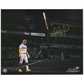 Fernando Tatis Jr. Signed 16 x 20 Bat Flip Spotlight Photograph | Authenticated
