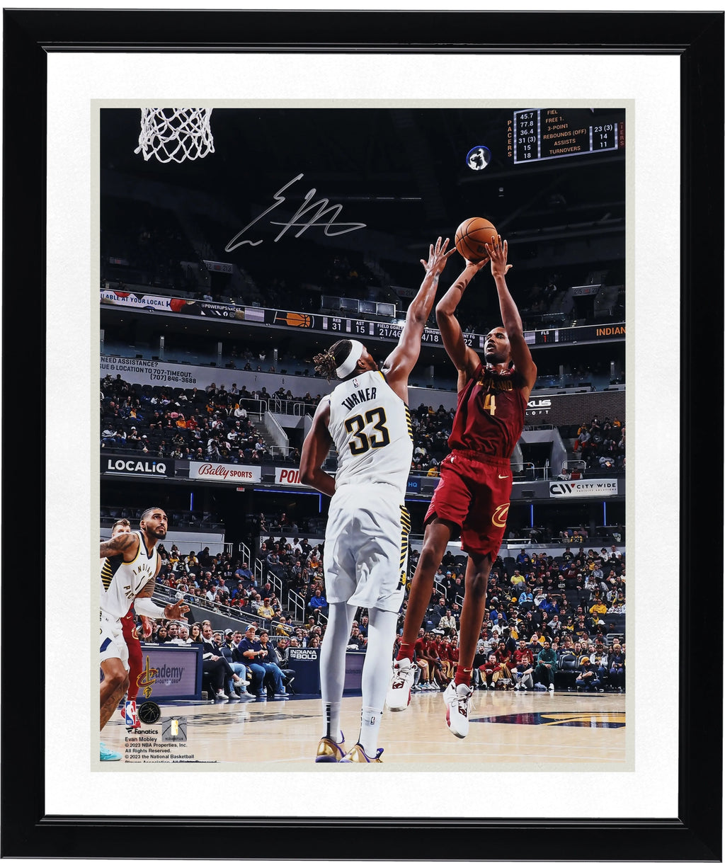 Evan Mobley Signed 16 x 20 Photograph | Cavaliers Fadeaway