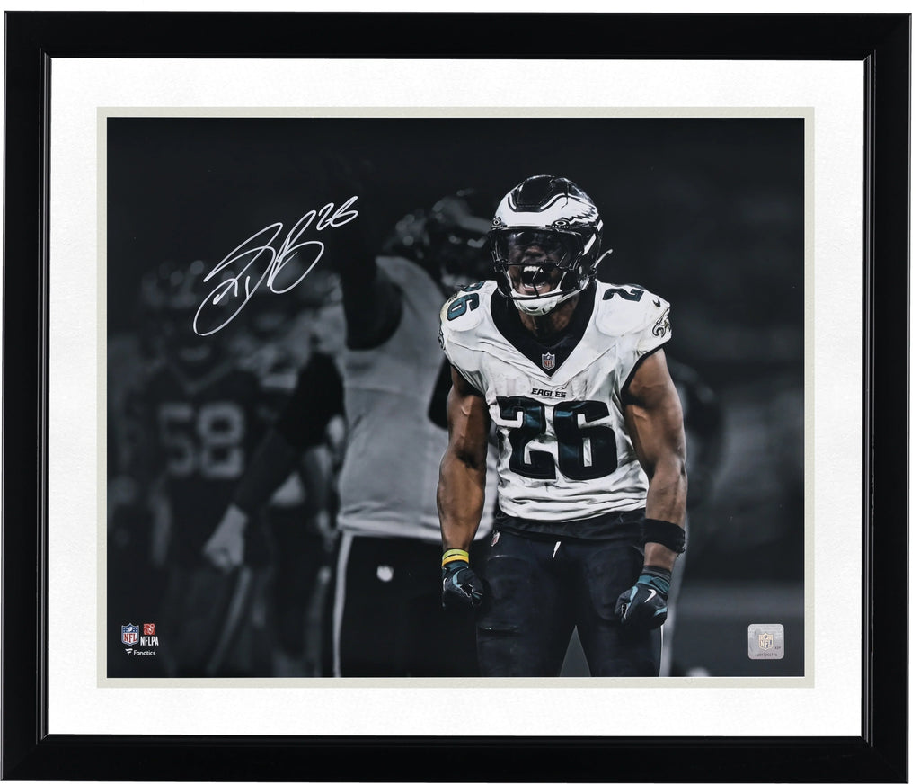 Saquon Barkley Signed 16 x 20 Photo | Philadelphia Eagles Celebration