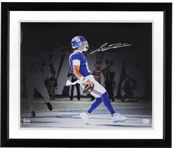 Jaxson Dart Signed 16 x 20 2025 Photo | Giants First TD