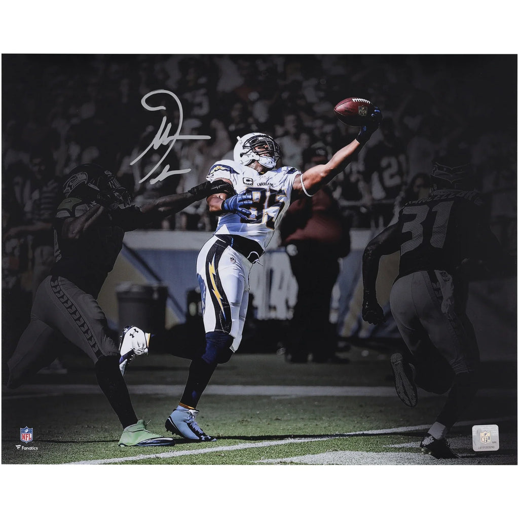 Antonio Gates Signed Chargers 16 x 20 Photo | One Handed Catch