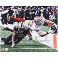 George Kittle Signed 49ers Diving Touchdown Photo | 16 x 20