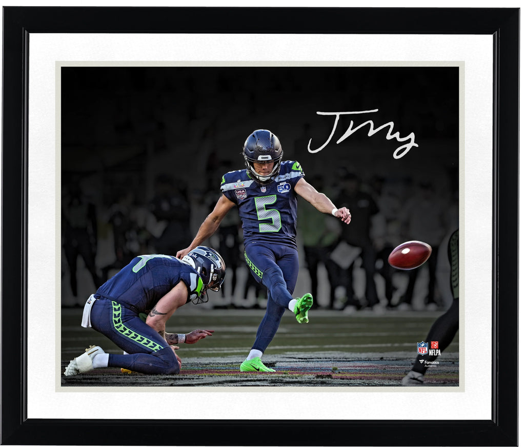 Jason Myers Signed 16 x 20 Photo | Seahawks Super Bowl LX