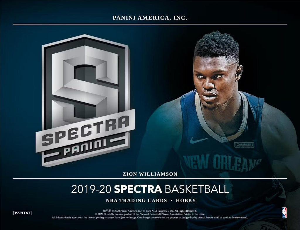 2019-20 Panini Spectra Basketball Hobby Trading Cards
