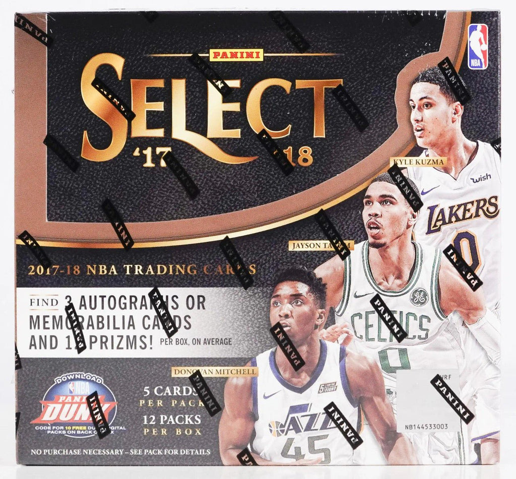 2017-18 Panini Select Basketball Hobby Trading Cards