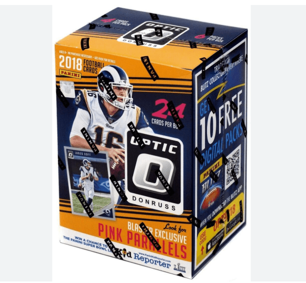 2018 Panini Donruss Optic Football Blaster Trading Cards