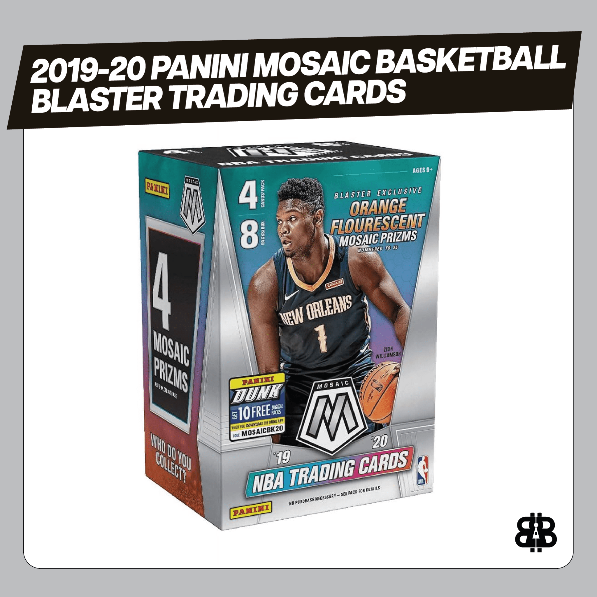 2019-20 Panini Mosaic Basketball Blaster Trading Cards