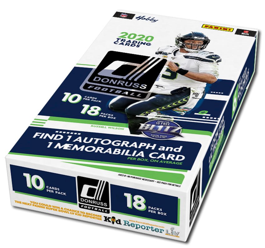 2020 Panini Donruss Football Hobby Trading Cards