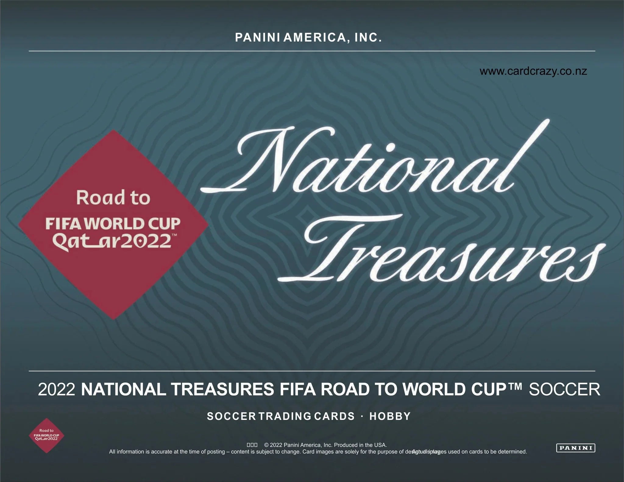 2022 Panini National Treasures FIFA Road to World Cup Soccer Hobby Trading Cards
