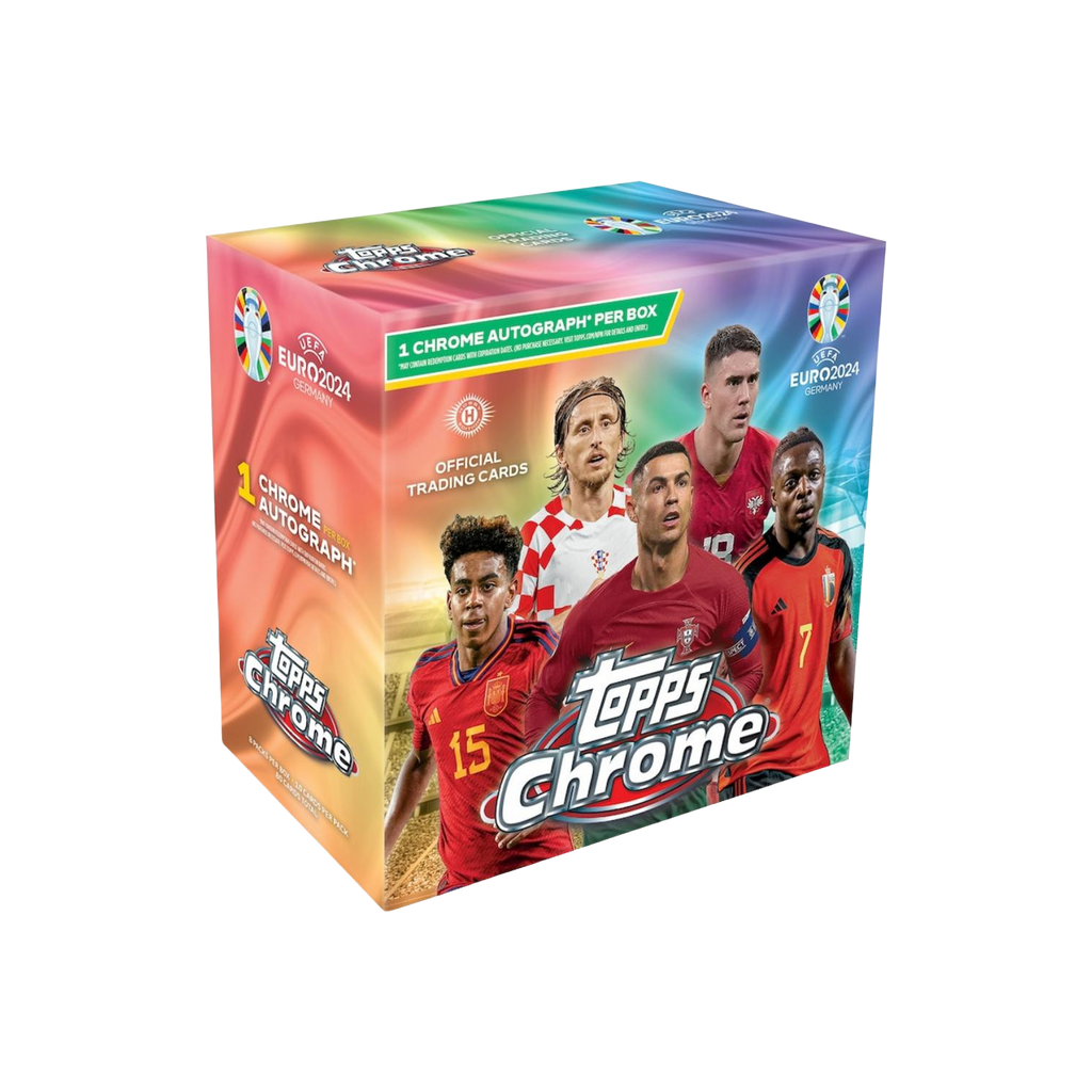 2023-24 Topps Chrome UEFA Euro Soccer Hobby Trading Cards LV