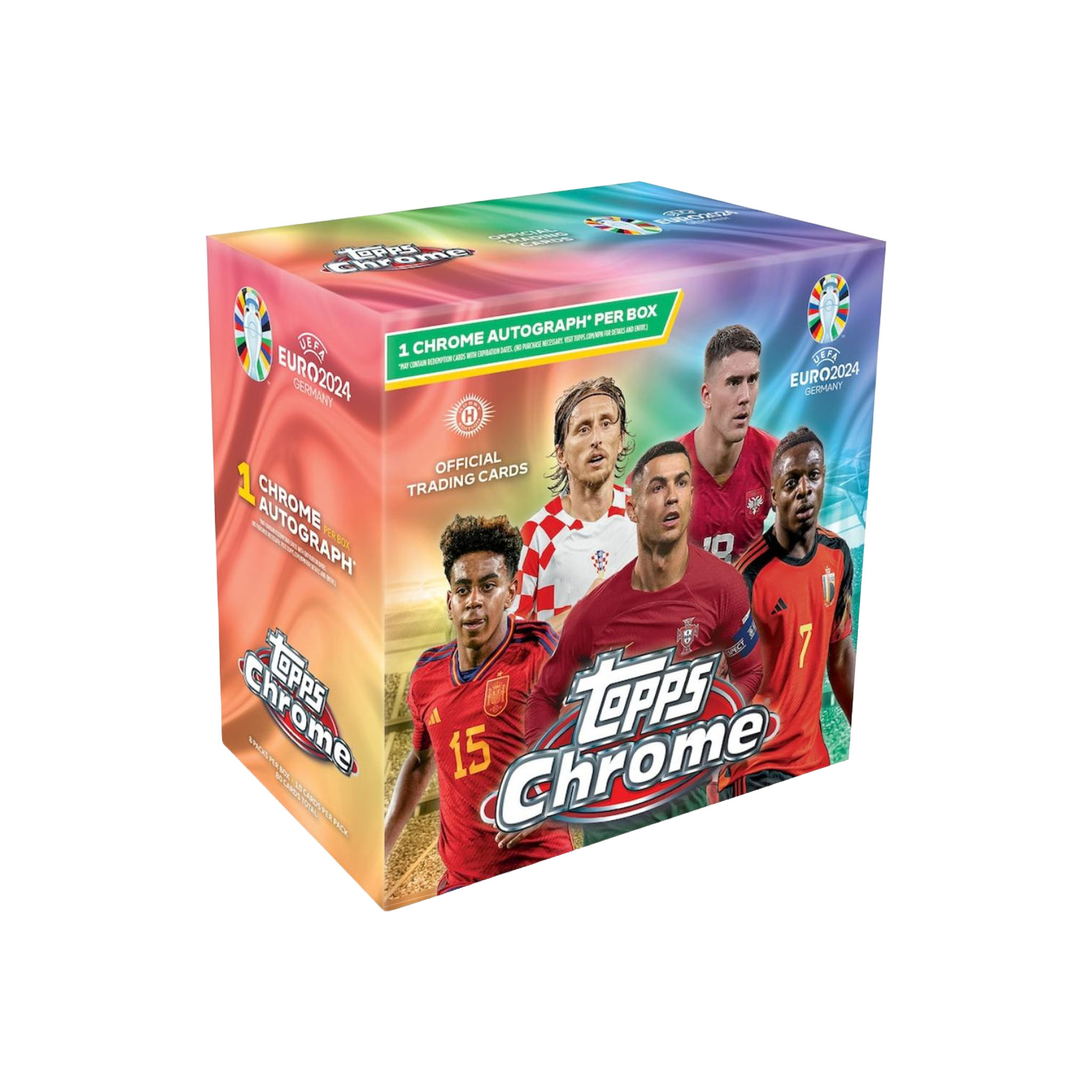 2023-24 Topps Chrome UEFA Euro Soccer Hobby Trading Cards LV