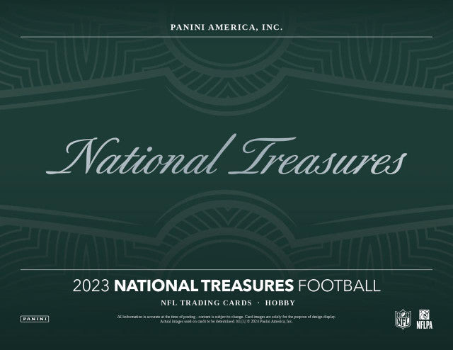 2023 Panini National Treasures Football FOTL Trading Cards