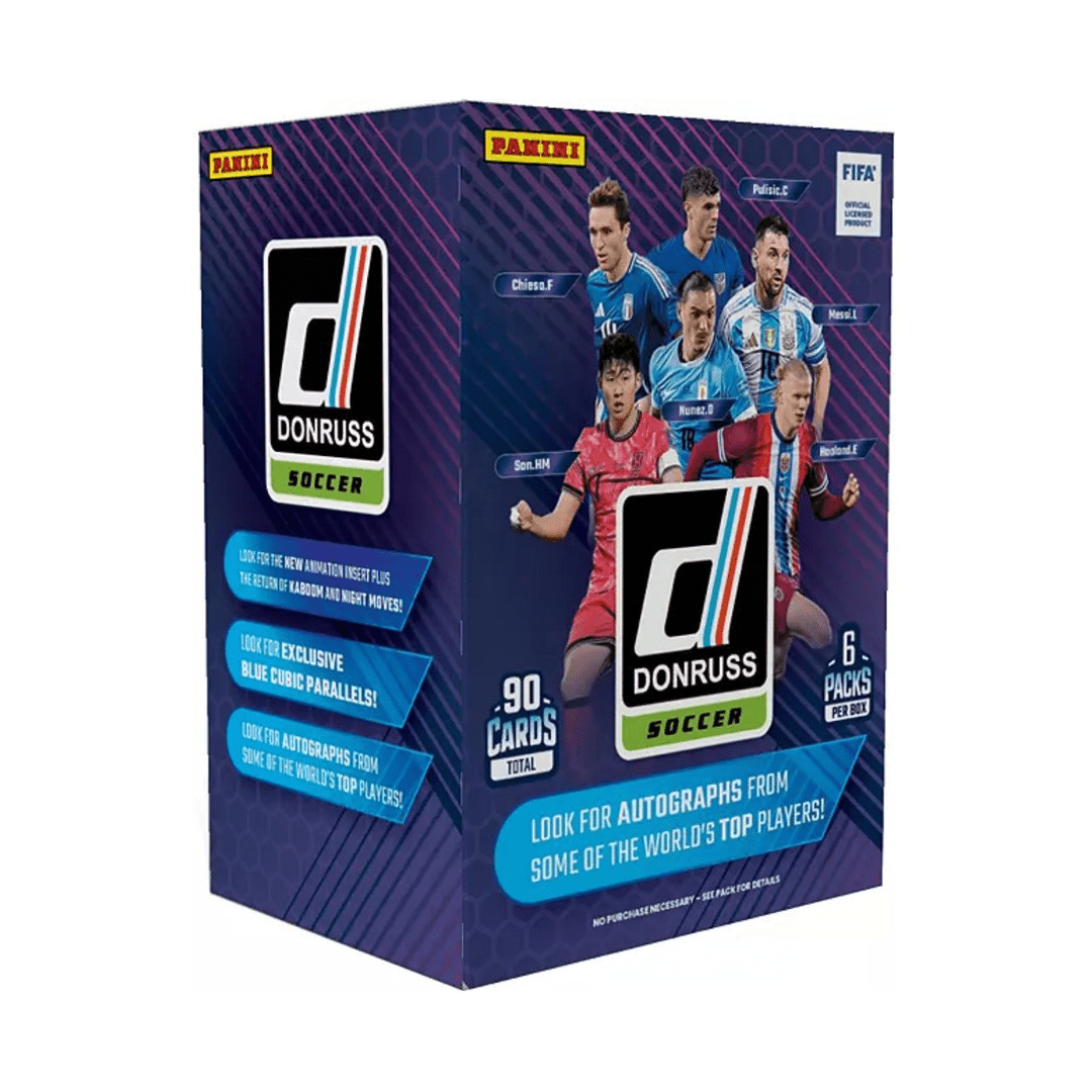 2024-25 Panini Donruss Soccer Blue Cubic Blaster Trading Cards LV