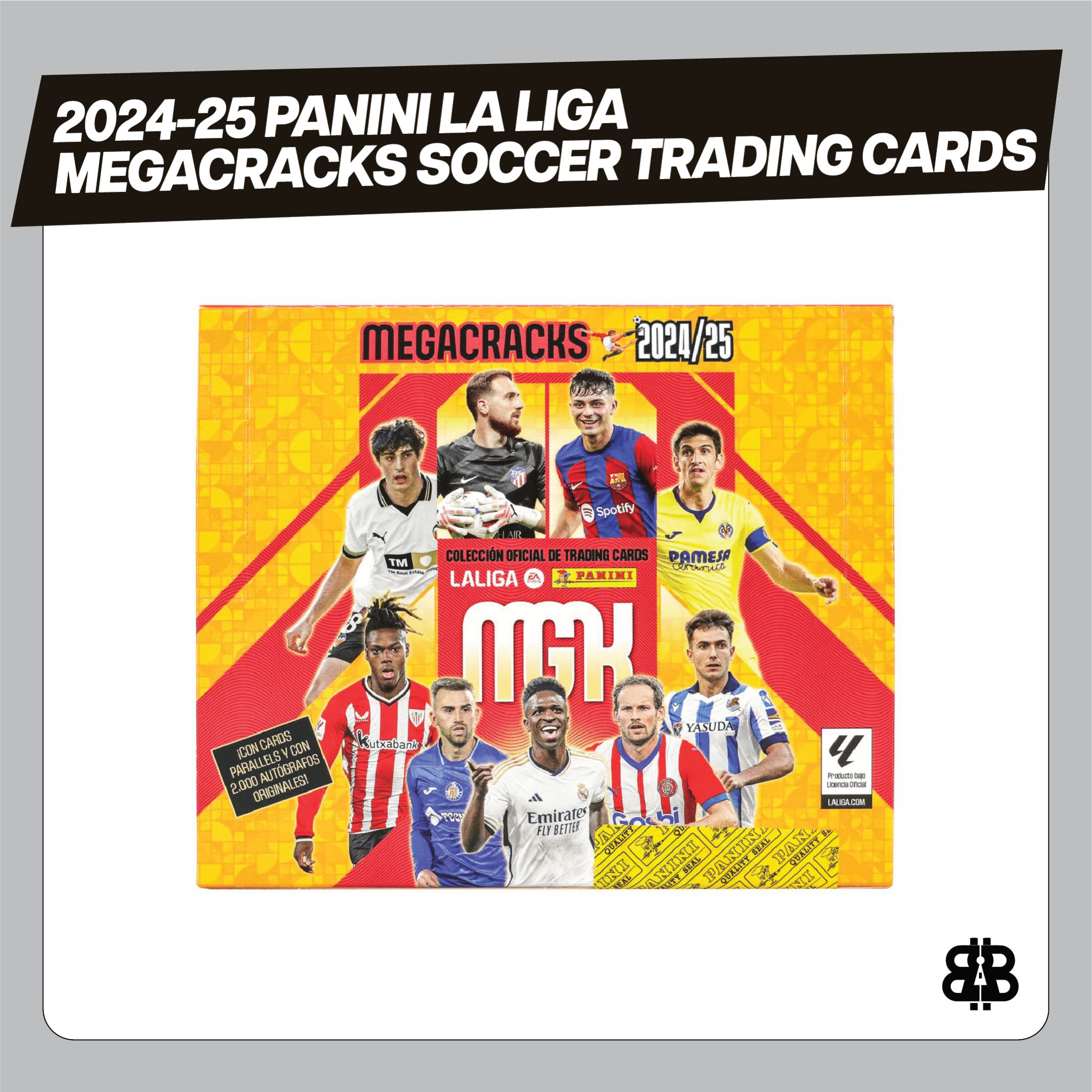 2024-25 Panini La Liga Megacracks Soccer Trading Cards LV
