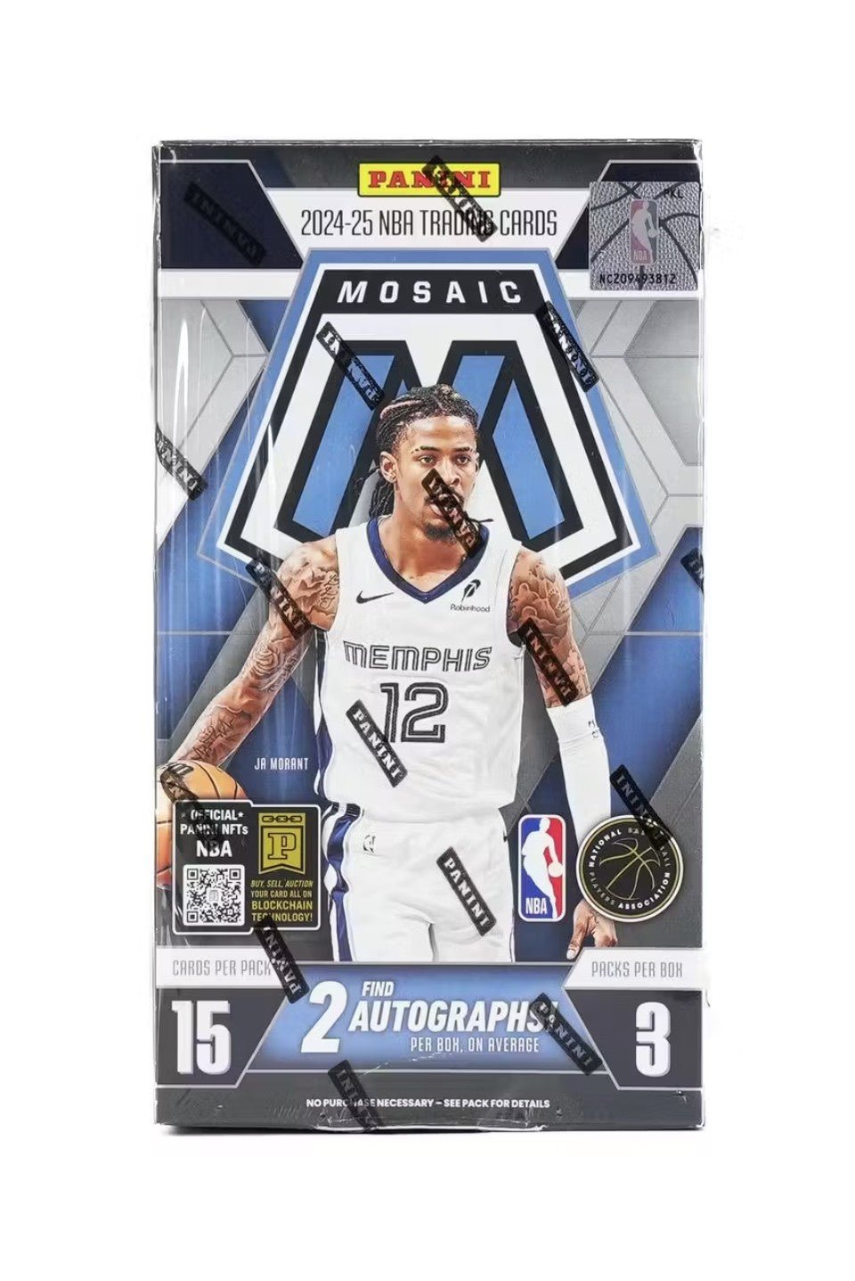2024-25 Panini Mosaic Basketball Hobby Trading Cards