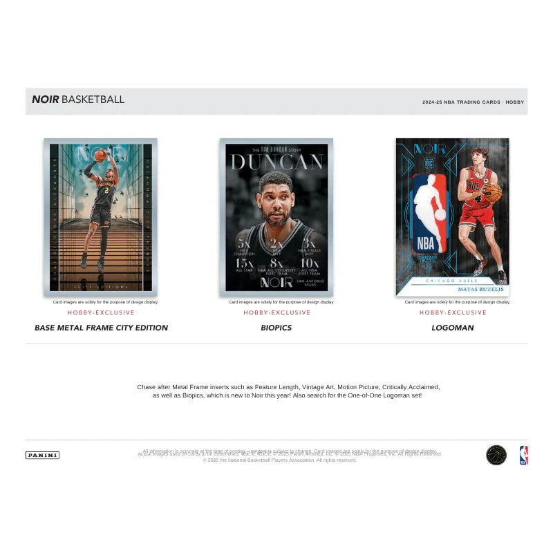 2024-25 Panini Noir Basketball Hobby Trading Cards