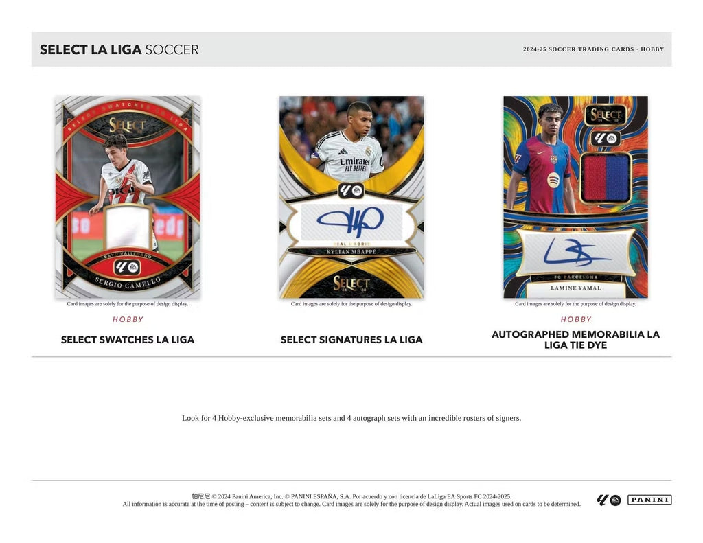 2024-25 Panini Select Soccer La Liga Hobby Trading Cards